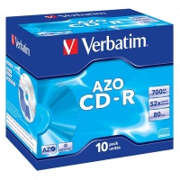 CD-R Verbatim 700MB/52x AZO Crystal v krabičce