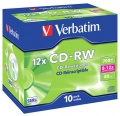 CD-RW Verbatim 700MB/8-12x v krabičce přepisovatelné