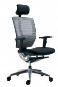 Kancelářská židle VEGA PDH černo-bílá