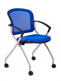 Konferenční židle METIS DK90 modrá