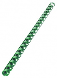 Plastový hřbet 28mm zelený 50ks