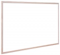 Lakovaná tabule s dřevěným rámem 90x60cm