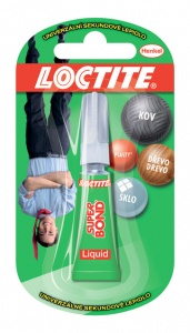 Vteřinové lepidlo LOCTITE Super Bond Liquid 3g