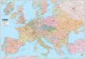 Nástěnná mapa Evropy silniční 113x83cm