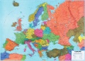 Nástěnná mapa EVROPY politická 200x140cm