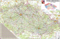 Nástěnná mapa ČR 160x110cm