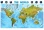 Nástěnná mapa světa geografická 197x122cm