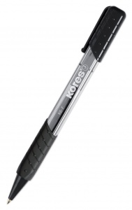 Kuličkové pero Kores K6 černé