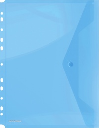 Obálka s drukem a eurozávěsem A4 modrá