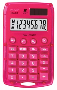 Kalkulačka REBELL Starlet růžová
