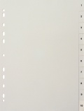 Rozlišovač A4 číslovaný 1-10 šedý