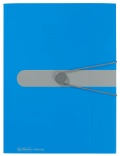 Deska s gumou Easy Orga A4 transparentní modrá