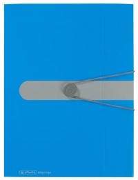 Desky s gumou EASY ORGA A4 transparentní modré