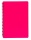 Blok BOBO plastik neon A6 60 listů linkovaný růžový