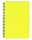 Blok BOBO plastik neon A6 60 listů linkovaný žlutý