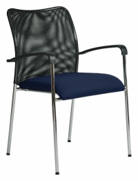 Konferenční židle SPIDER D7 tm.modrá