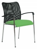 Konferenční židle SPIDER D8 hráškově zelená