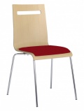 Židle jídelní ELSI TC BUK D3 červená