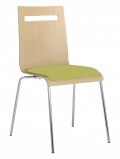 Židle jídelní ELSI TC BUK D8 hráškově zelená