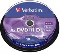 DVD+R Verbatim 8,5GB/8x 10-pack DL dvouvrstvé