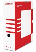 Archivační krabice Donau papírová 120mm červená