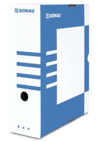 Archivační krabice DONAU papírová 120mm modrá