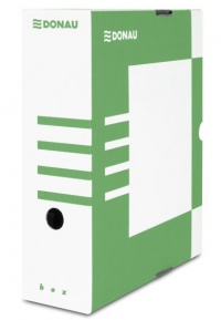 Archivační krabice DONAU papírová 120mm zelená