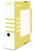 Archivační krabice Donau papírová 120mm žlutá