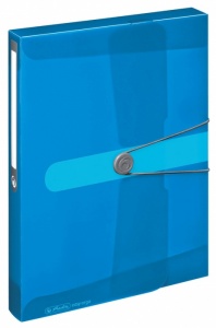 Box EASY ORGA z PP A4 transparentní modrá