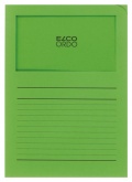 Papírová deska ,,L" ELCO ORDO s okénkem A4 zelená