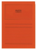 Papírová deska ,,L" ELCO ORDO s okénkem A4 oranžová