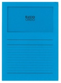 Papírová deska ,,L" ELCO ORDO s okénkem A4 modrá