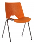 Židle jídelní STRIKE P73 oranžová