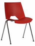 Židle jídelní STRIKE P75 červená