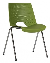 Židle jídelní STRIKE P77 zelená