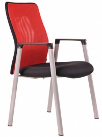 Jednací židle CALYPSO MT 13A11 červená