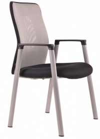 Jednací židle CALYPSO MT 12A11 sv.šedá