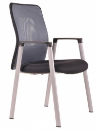 Jednací židle CALYPSO MT 1211 tm. šedá