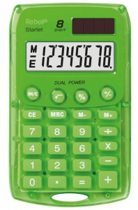Kalkulačka REBELL Starlet zelená