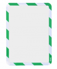 Kapsa samolepicí bezpečnostní signální A4 zeleno-bílá