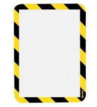 Kapsa samolepicí bezpečnostní signální A4 žluto-černá