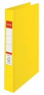 Pořadač Esselte 2-kroužkový PP A4 35mm žlutý