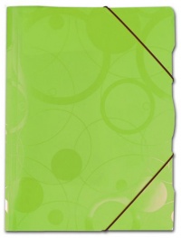 Spisová deska NEO COLORI se gumičkou A4 zelená