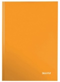 Záznamní kniha LEITZ WOW A4 oranžová linkovaná