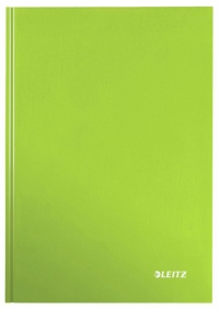 Záznamní kniha LEITZ WOW A4 zelená linkovaná