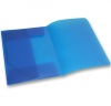 Deska s gumou Lines A4 transparentní modrá