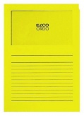 Papírová deska ,,L" ELCO ORDO s okénkem A4 žlutá