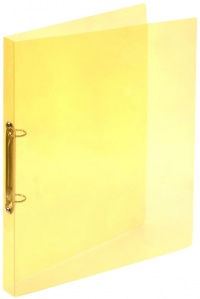 Pořadač LINES 2-kroužkový PP A4 žlutý