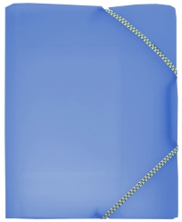 Desky s gumou OPALINE A4 transparentní modré