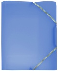 Složka s gumou Opaline A4 transparentní modrá
